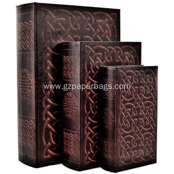 Coffee Table Decor with Vintage Decorative Books Box